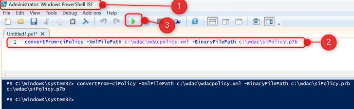 Administrator window powershell